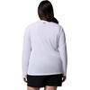 image:imageColumbia Womens Tidal Tee II Long Sleeve HoodieWhiteCirrus Grey Logo