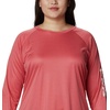 image:imageColumbia Womens Tidal Tee II Long Sleeve HoodieWinter Green HeatherWhite Logo