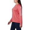 image:imageColumbia Womens Tidal Tee II Long Sleeve HoodieWinter Green HeatherWhite Logo