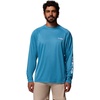 Blue Echo Heather/White Logo