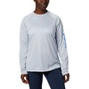 Cirrus Grey Heather/Stormy Blue Logo