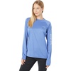image:imageColumbia Womens Tidal Tee II Long Sleeve HoodieTanzanite HeatherCirrus Grey