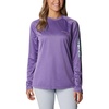 Vivid Purple Heather/Mint Cay Logo