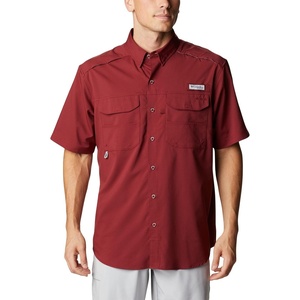 image:imageColumbia Mens Blood and Guts Zero Woven Short SleeveRed Jasper