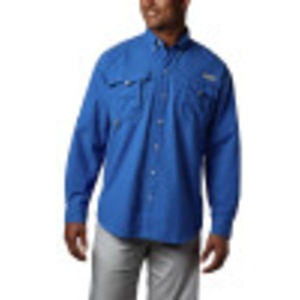 image:imageColumbia Mens Discontinued PFG Bahama II Long Sleeve ShirtVivid Blue