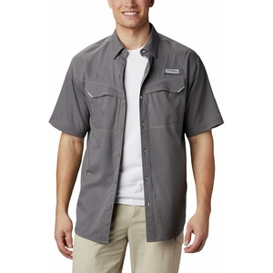 image:imageColumbia Mens Low Drag Offshore Short Sleeve ShirtCity Grey