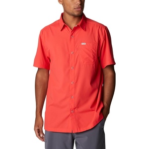 image:imageColumbia Mens PFG Slack Tide Camp ShirtRed Hibiscus