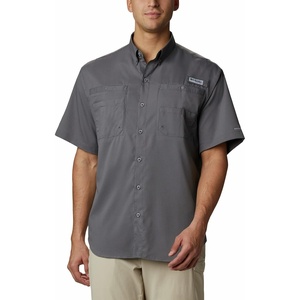 image:imageColumbia Mens PFG Tamiami II Short Sleeve Fishing ShirtCity Grey