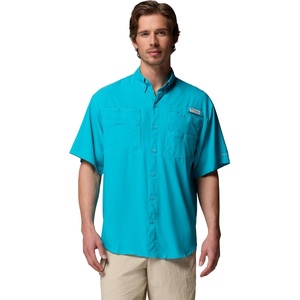 image:imageColumbia Mens PFG Tamiami II Short Sleeve Fishing ShirtOcean Teal