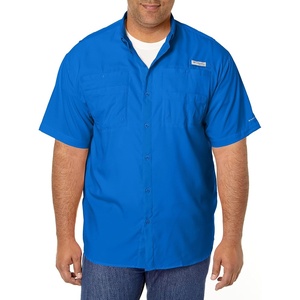 image:imageColumbia Mens PFG Tamiami II Short Sleeve Fishing ShirtVivid Blue