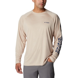 image:imageColumbia Mens PFG Terminal Tackle Long Sleeve ShirtAncient FossilCarbon Logo