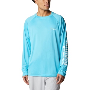 image:imageColumbia Mens PFG Terminal Tackle Long Sleeve ShirtAtollWhite Logo