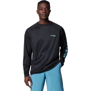 image:imageColumbia Mens PFG Terminal Tackle Long Sleeve ShirtBlackGulf Stream Logo