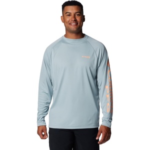 image:imageColumbia Mens PFG Terminal Tackle Long Sleeve ShirtCrushed BlueBright Nectar Logo