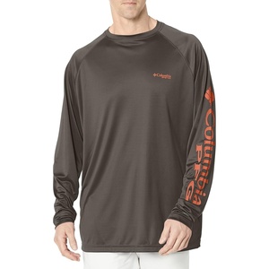 image:imageColumbia Mens PFG Terminal Tackle Long Sleeve ShirtCypressBright Peach Logo