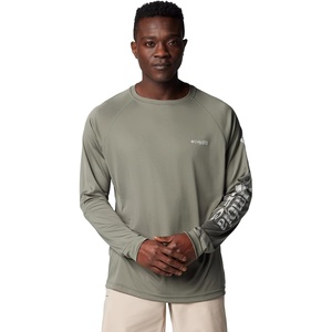 image:imageColumbia Mens PFG Terminal Tackle Long Sleeve ShirtCypressCool Grey Logo