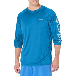 image:imageColumbia Mens PFG Terminal Tackle Long Sleeve ShirtDark PoolWhite Logo