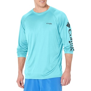 image:imageColumbia Mens PFG Terminal Tackle Long Sleeve ShirtGulf StreamBlack Logo