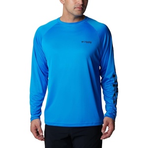 image:imageColumbia Mens PFG Terminal Tackle Long Sleeve ShirtHyper BlueBlack Logo