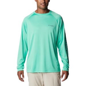 image:imageColumbia Mens PFG Terminal Tackle Long Sleeve ShirtLight JadeMetal Logo