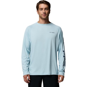 image:imageColumbia Mens PFG Terminal Tackle Long Sleeve ShirtMarine LightNocturnal Logo
