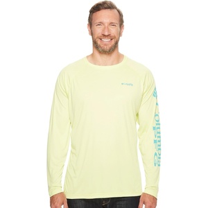 image:imageColumbia Mens PFG Terminal Tackle Long Sleeve ShirtNeon LightMiami Logo
