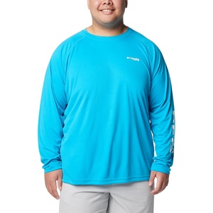 image:imageColumbia Mens PFG Terminal Tackle Long Sleeve ShirtOcean BlueWhite Logo