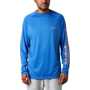 image:imageColumbia Mens PFG Terminal Tackle Long Sleeve ShirtVivid BlueBright Nectar Logo