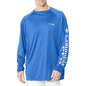 image:imageColumbia Mens PFG Terminal Tackle Long Sleeve ShirtVivid BlueCool Grey Logo