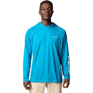 image:imageColumbia Mens Terminal Tackle HoodieBlue EchoWhite Logo