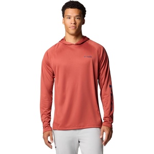 image:imageColumbia Mens Terminal Tackle HoodieDusty CrimsonNocturnal Logo