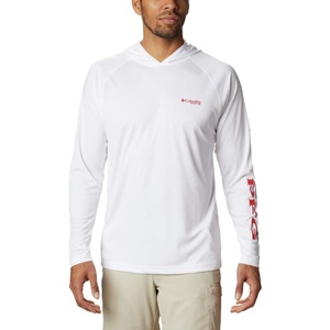 image:imageColumbia Mens Terminal Tackle HoodieWhiteRed Spark Logo