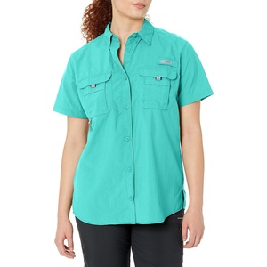 image:imageColumbia Womens Bahama Short Sleeve ShirtElectric Turquoise