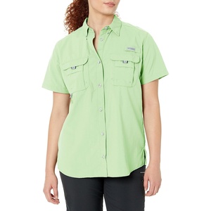 image:imageColumbia Womens Bahama Short Sleeve ShirtLime Glow