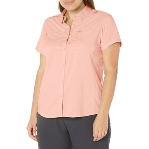 image:imageColumbia Womens Cool Release Short Sleeve WovenTiki Pink