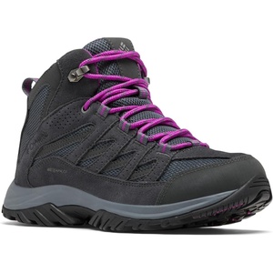 image:imageColumbia Womens Crestwood Mid Waterproof Hiking BootsGraphiteBright Plum