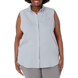 image:imageColumbia Womens PFG Tamiami Sleeveless ShirtCirrus Grey