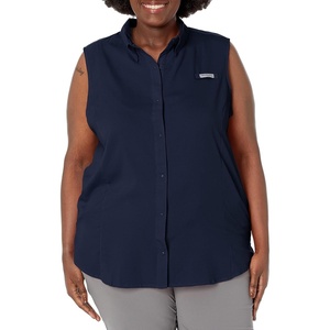 image:imageColumbia Womens PFG Tamiami Sleeveless ShirtCollegiate Navy