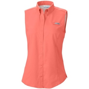 image:imageColumbia Womens PFG Tamiami Sleeveless ShirtCoral Flame