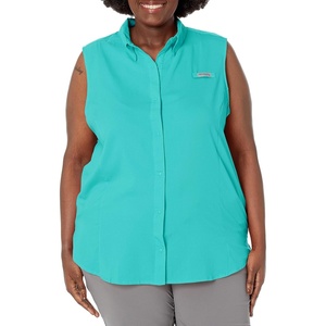 image:imageColumbia Womens PFG Tamiami Sleeveless ShirtElectric Turquoise