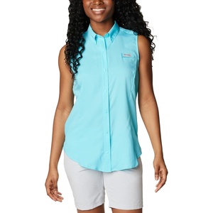 image:imageColumbia Womens PFG Tamiami Sleeveless ShirtOpal Blue