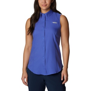 image:imageColumbia Womens PFG Tamiami Sleeveless ShirtViolet Sea