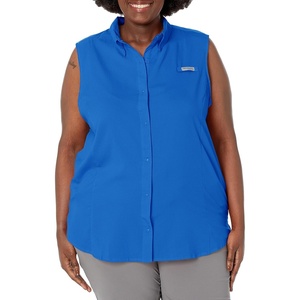 image:imageColumbia Womens PFG Tamiami Sleeveless ShirtVivid Blue