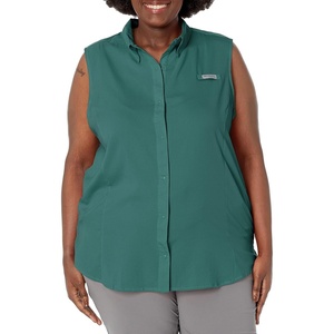 image:imageColumbia Womens PFG Tamiami Sleeveless ShirtWaterfall
