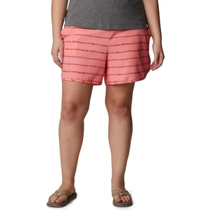 image:imageColumbia Womens Pleasant Creek Stretch ShortPleasant Creek Stretch ShortSalmonTeak Brown Tie Dye Stripe