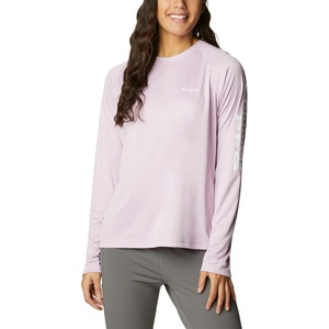 image:imageColumbia Womens Tidal Tee II Long Sleeve HoodieAuraWhite Logo