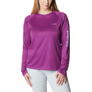 image:imageColumbia Womens Tidal Tee II Long Sleeve HoodieBerry JamFairytale Logo