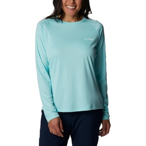 image:imageColumbia Womens Tidal Tee II Long Sleeve HoodieGulf StreamWhite Logo