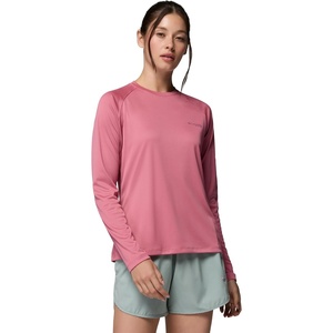 image:imageColumbia Womens Tidal Tee II Long Sleeve HoodieRosetteAntique Mauve Logo