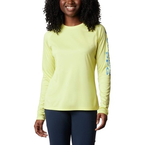 image:imageColumbia Womens Tidal Tee II Long Sleeve HoodieSunnysideAzure Blue Logo